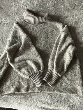 Free People Light Gray Milo Sweater